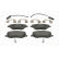 Brake Pad Set, disc brake PREMIER FDB1470 Ferodo