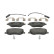 Brake Pad Set, disc brake PREMIER FDB1470 Ferodo