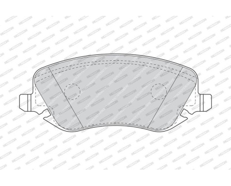 Brake Pad Set, disc brake PREMIER FDB1470 Ferodo, Image 2