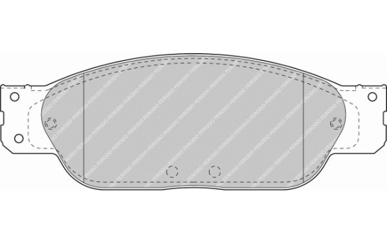 Brake Pad Set, disc brake PREMIER FDB1485 Ferodo, Image 2