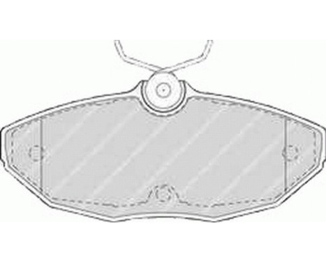 Brake Pad Set, disc brake PREMIER FDB1486 Ferodo, Image 2