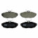 Brake Pad Set, disc brake PREMIER FDB1486 Ferodo