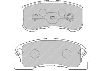 Brake Pad Set, disc brake PREMIER FDB1501 Ferodo