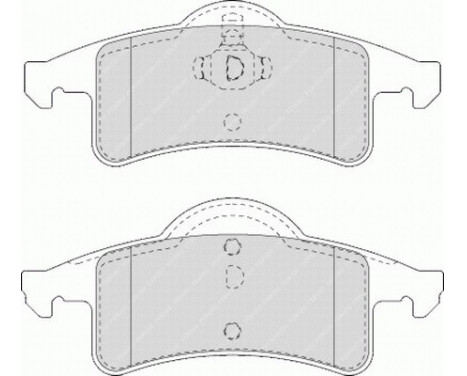 Brake Pad Set, disc brake PREMIER FDB1524 Ferodo, Image 2