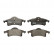 Brake Pad Set, disc brake PREMIER FDB1524 Ferodo