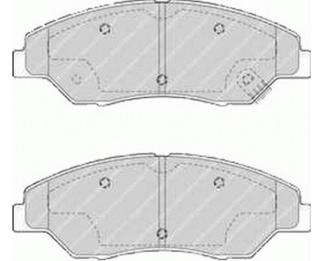 Brake Pad Set, disc brake PREMIER FDB1536 Ferodo, Image 2