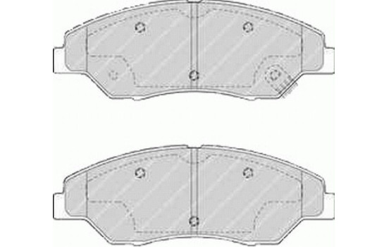 Brake Pad Set, disc brake PREMIER FDB1536 Ferodo, Image 2