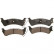 Brake Pad Set, disc brake PREMIER FDB1549 Ferodo