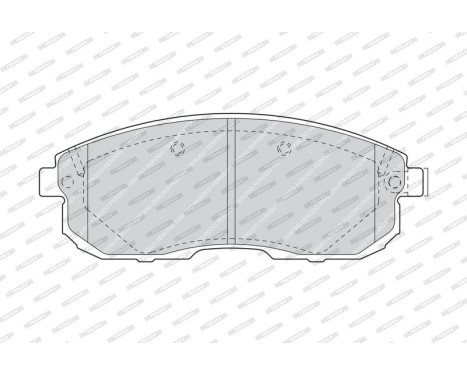 Brake Pad Set, disc brake PREMIER FDB1559 Ferodo, Image 3