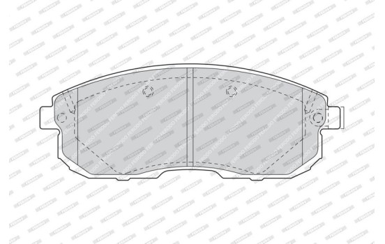 Brake Pad Set, disc brake PREMIER FDB1559 Ferodo, Image 3
