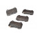 Brake Pad Set, disc brake PREMIER FDB1561 Ferodo