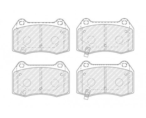 Brake Pad Set, disc brake PREMIER FDB1561 Ferodo, Image 2