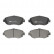 Brake Pad Set, disc brake PREMIER FDB1564 Ferodo