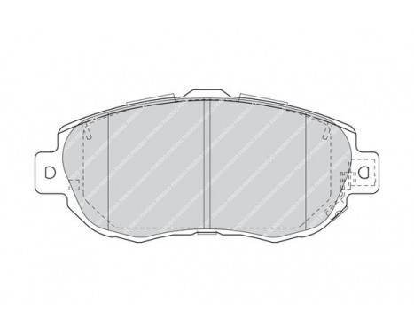 Brake Pad Set, disc brake PREMIER FDB1564 Ferodo, Image 2