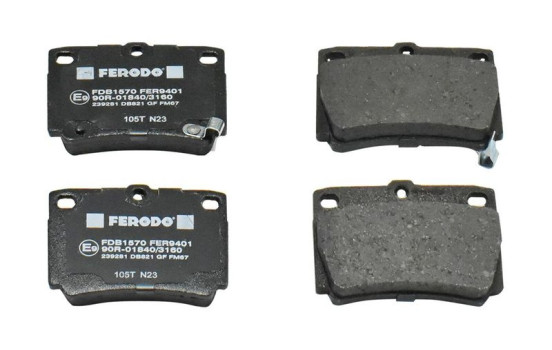 Brake Pad Set, disc brake PREMIER FDB1570 Ferodo, Image 2