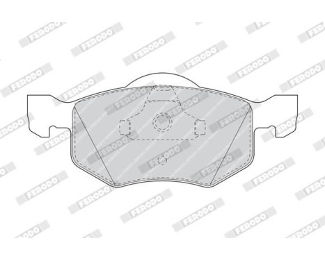 Brake Pad Set, disc brake PREMIER FDB1571 Ferodo, Image 3