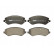 Brake Pad Set, disc brake PREMIER FDB1576 Ferodo