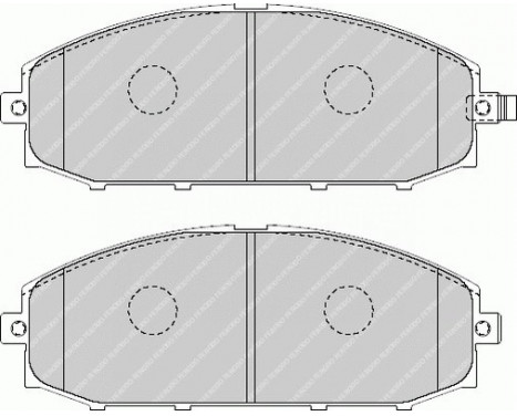 Brake Pad Set, disc brake PREMIER FDB1577 Ferodo, Image 2