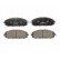 Brake Pad Set, disc brake PREMIER FDB1577 Ferodo