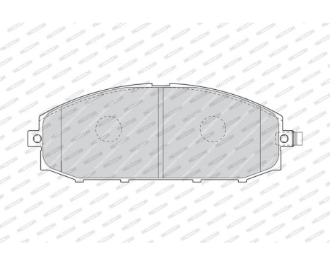 Brake Pad Set, disc brake PREMIER FDB1577 Ferodo, Image 4