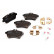 Brake Pad Set, disc brake PREMIER FDB1593 Ferodo