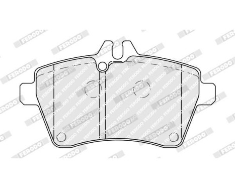Brake Pad Set, disc brake PREMIER FDB1593 Ferodo, Image 4