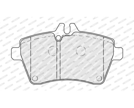 Brake Pad Set, disc brake PREMIER FDB1593 Ferodo, Image 4