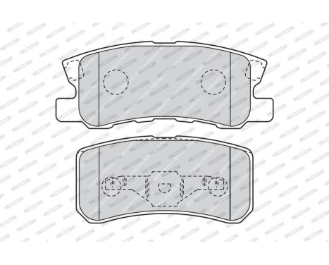 Brake Pad Set, disc brake PREMIER FDB1604 Ferodo, Image 4