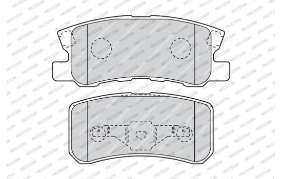 Brake Pad Set, disc brake PREMIER FDB1604 Ferodo, Image 4