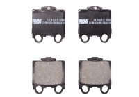 Brake Pad Set, disc brake PREMIER FDB1610 Ferodo