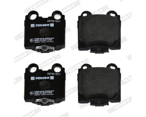 Brake Pad Set, disc brake PREMIER FDB1610 Ferodo, Image 3