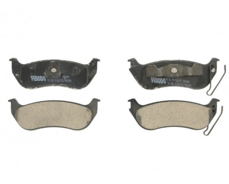 Brake Pad Set, disc brake PREMIER FDB1660 Ferodo