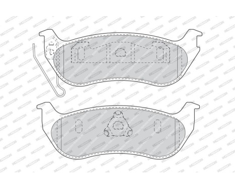Brake Pad Set, disc brake PREMIER FDB1660 Ferodo, Image 3