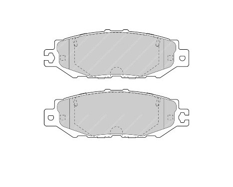 Brake Pad Set, disc brake PREMIER FDB1684 Ferodo, Image 2