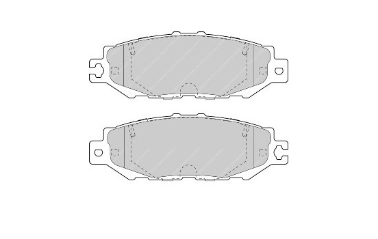 Brake Pad Set, disc brake PREMIER FDB1684 Ferodo, Image 2