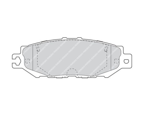 Brake Pad Set, disc brake PREMIER FDB1684 Ferodo, Image 4