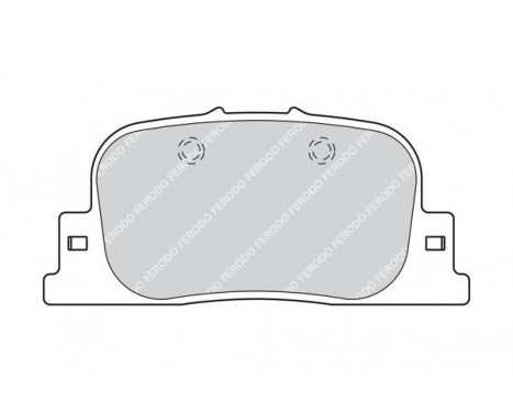 Brake Pad Set, disc brake PREMIER FDB1686 Ferodo, Image 2