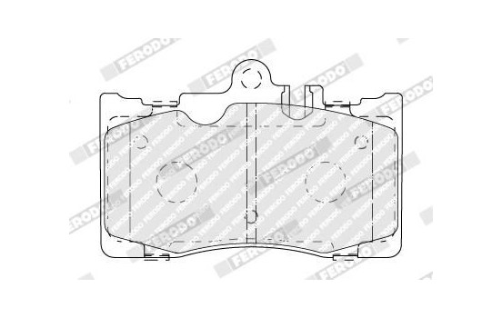 Brake Pad Set, disc brake PREMIER FDB1688 Ferodo, Image 3