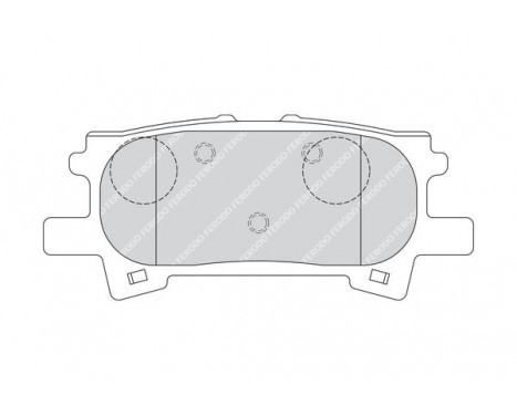 Brake Pad Set, disc brake PREMIER FDB1731 Ferodo, Image 3
