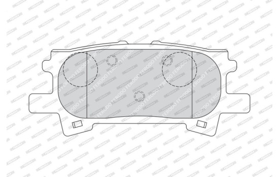 Brake Pad Set, disc brake PREMIER FDB1731 Ferodo, Image 3