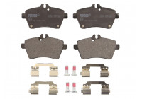 Brake Pad Set, disc brake PREMIER FDB1749 Ferodo