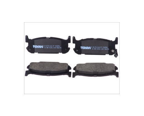 Brake Pad Set, disc brake PREMIER FDB1755 Ferodo