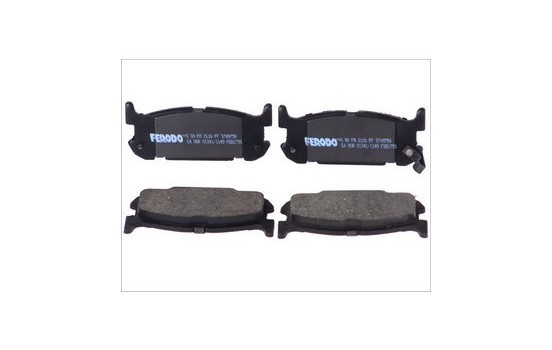 Brake Pad Set, disc brake PREMIER FDB1755 Ferodo