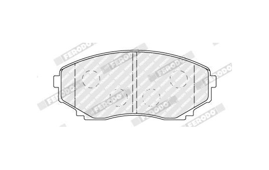 Brake Pad Set, disc brake PREMIER FDB1757 Ferodo, Image 3