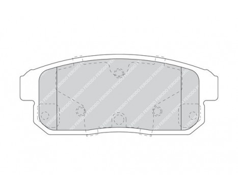 Brake Pad Set, disc brake PREMIER FDB1759 Ferodo, Image 3