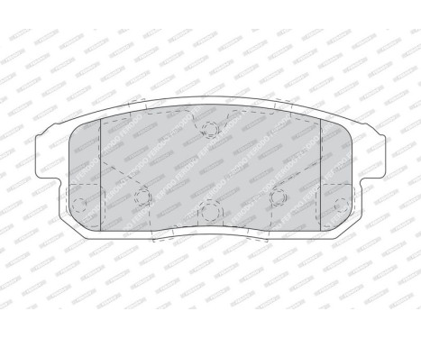 Brake Pad Set, disc brake PREMIER FDB1759 Ferodo, Image 3