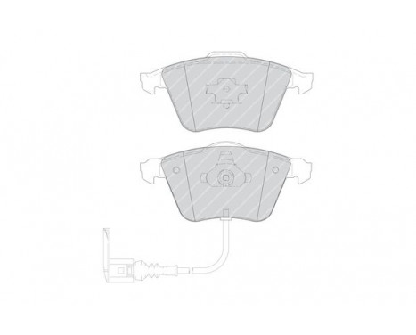 Brake Pad Set, disc brake PREMIER FDB1765 Ferodo, Image 2