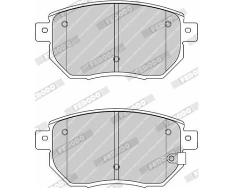 Brake Pad Set, disc brake PREMIER FDB1786 Ferodo, Image 5