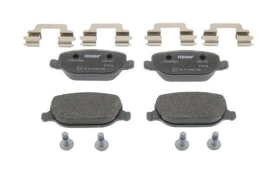 Brake Pad Set, disc brake PREMIER FDB1795 Ferodo, Image 2