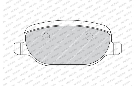 Brake Pad Set, disc brake PREMIER FDB1795 Ferodo, Image 3